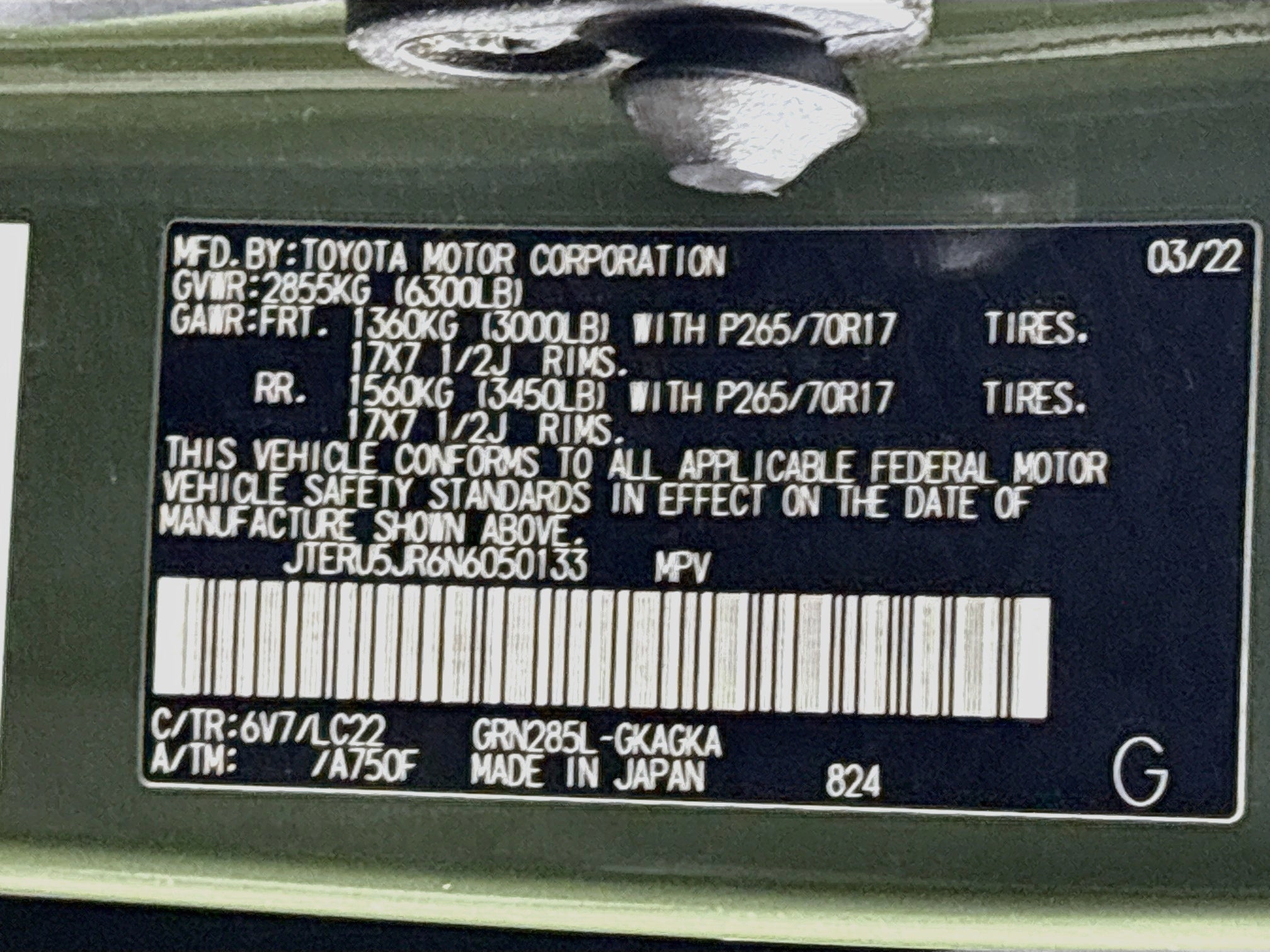2022 Toyota 4Runner TRD Off Road Premium