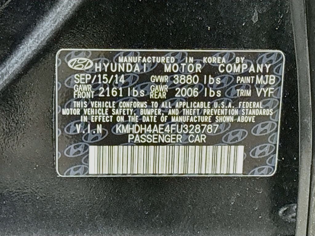 2015 Hyundai Elantra SE