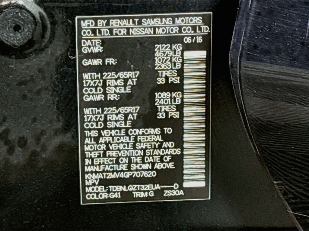 2016 Nissan Rogue SV