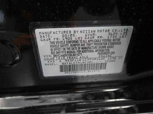 2025 Nissan Versa 1.6 S