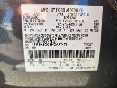 2022 Ford Explorer ST