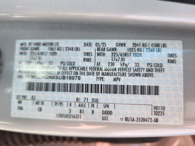 2025 Ford Escape Active