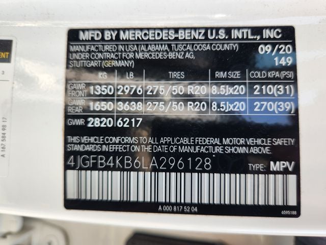 2020 Mercedes-Benz GLE GLE 350 4MATIC®