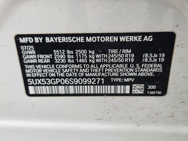 2025 BMW X3 30 xDrive