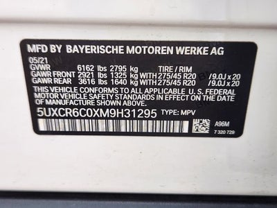 2021 BMW X5 xDrive40i