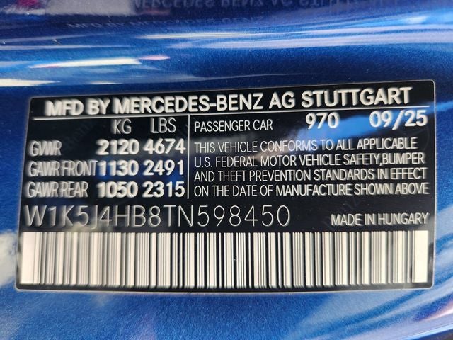 2026 Mercedes-Benz CLA CLA 250 4MATIC®