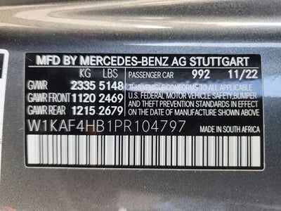 2023 Mercedes-Benz C-Class C 300 4MATIC®