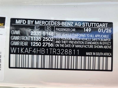 2026 Mercedes-Benz C-Class C 300 4MATIC®