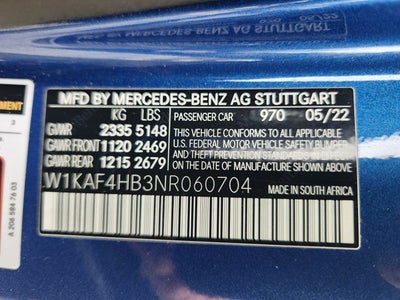 2022 Mercedes-Benz C-Class C 300 4MATIC®