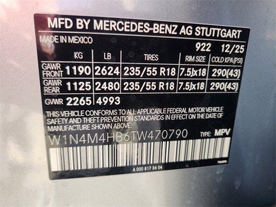 2026 Mercedes-Benz GLB GLB 250 4MATIC®
