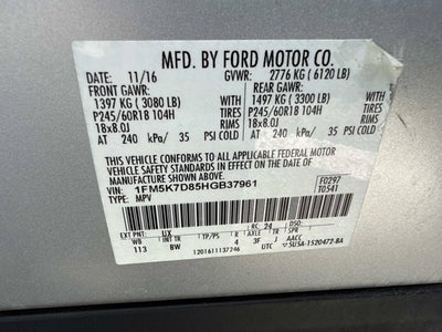 2017 Ford Explorer XLT