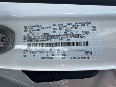 2025 Ford Escape Platinum
