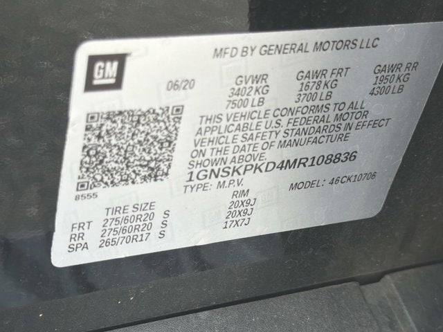 2021 Chevrolet Tahoe Z71