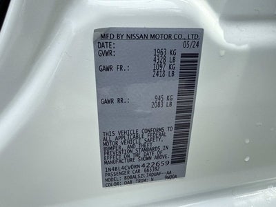 2024 Nissan Altima 2.5 SR