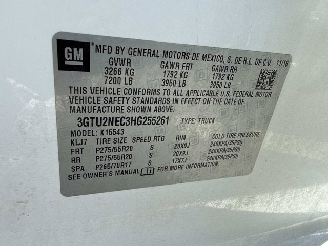 2017 GMC Sierra 1500 SLT
