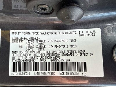 2022 Toyota Tacoma 2WD SR5