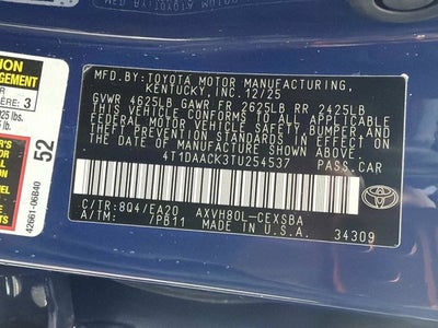 2026 Toyota Camry SE