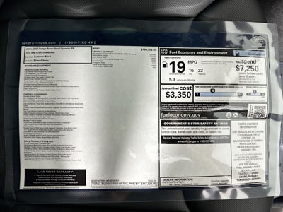 2025 Land Rover Range Rover Sport Dynamic SE