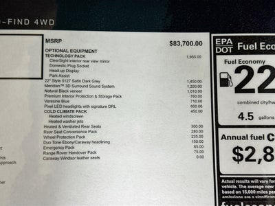 2026 Land Rover Range Rover Sport SE