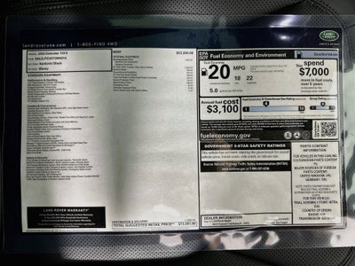 2026 Land Rover Defender 110 S