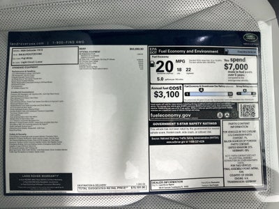 2026 Land Rover Defender 110 S