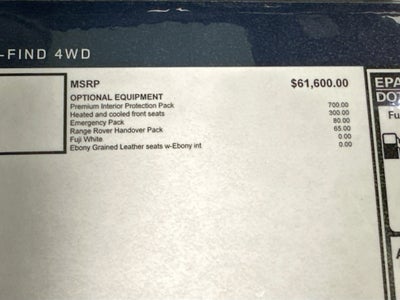 2026 Land Rover Range Rover Velar S