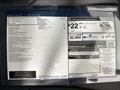 2026 Land Rover Range Rover Evoque S