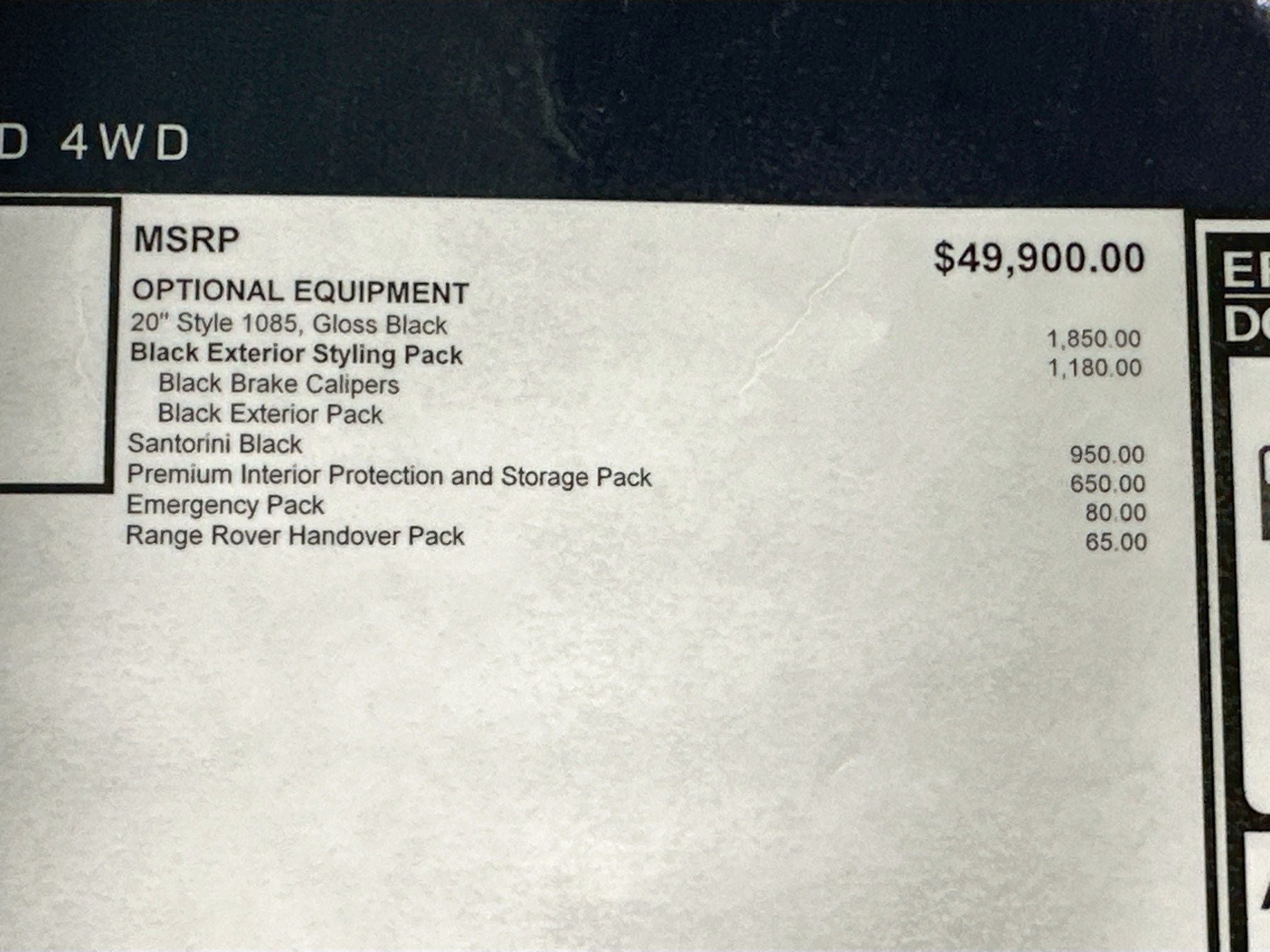 2026 Land Rover Range Rover Evoque S