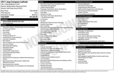 2017 Jeep Compass Latitude
