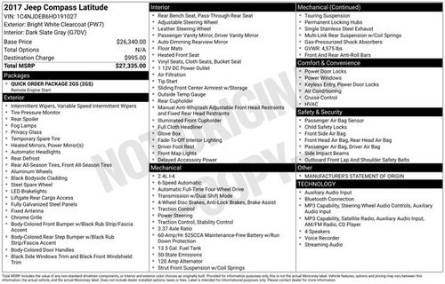 2017 Jeep Compass Latitude