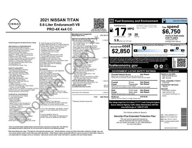 2021 Nissan Titan PRO-4X