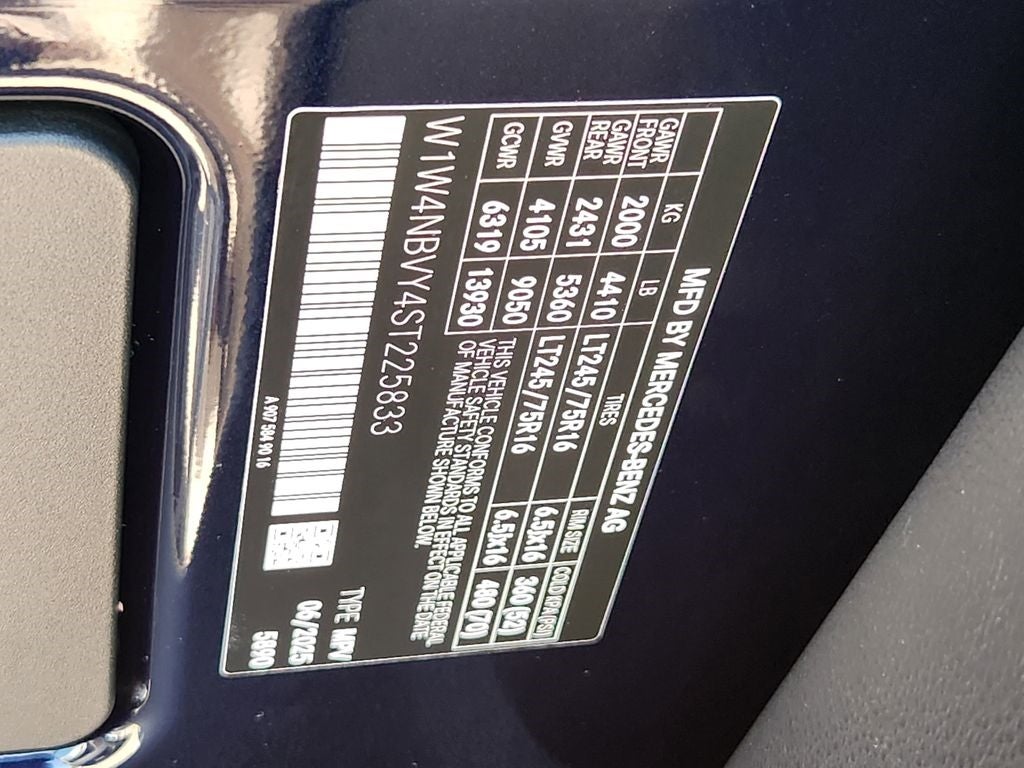 2025 Mercedes-Benz Sprinter 2500 CARGO 144 WB AWD