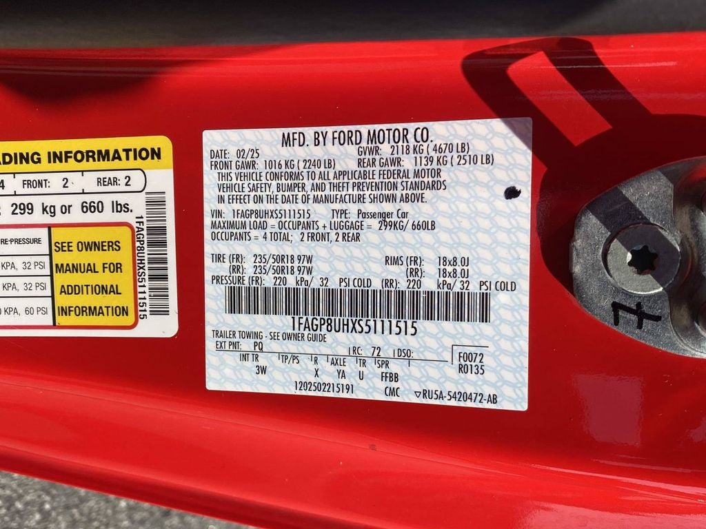 2025 Ford Mustang EcoBoost Premium