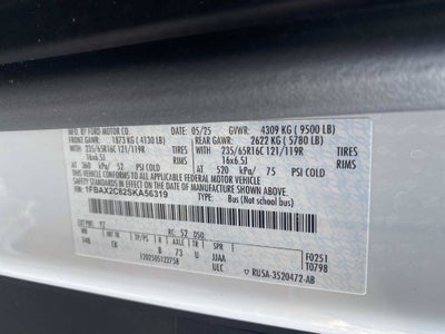 2025 Ford Transit-350 XLT 15 PASS MEDIUM ROOF