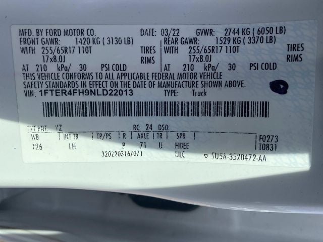 2022 Ford Ranger XLT