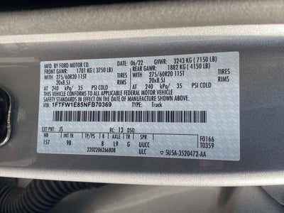 2022 Ford F-150 Platinum