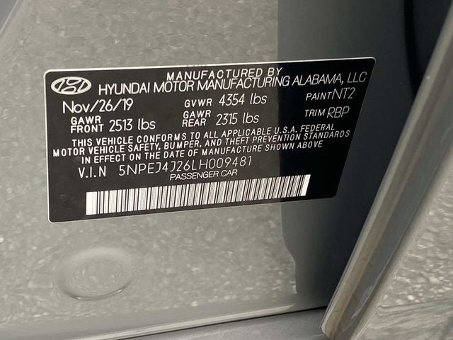 2020 Hyundai Sonata SEL Plus