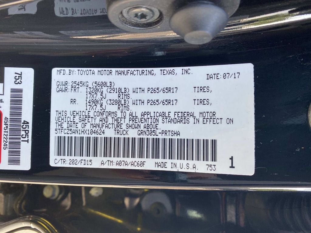 2017 Toyota Tacoma TRD Sport