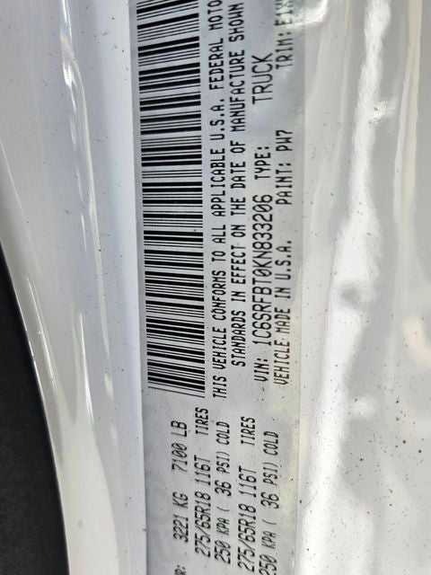 2019 RAM 1500 Big Horn/Lone Star