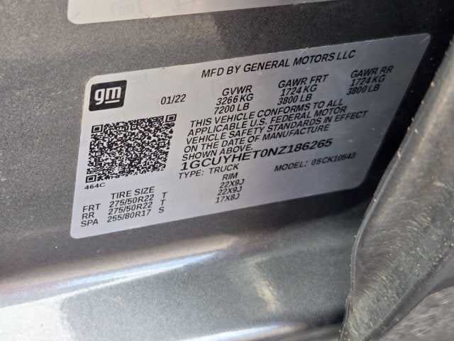2022 Chevrolet Silverado 1500 LTD High Country