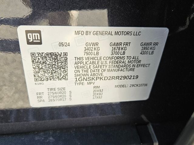 2024 Chevrolet Tahoe Z71