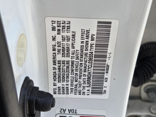 2012 Honda CR-V EX-L
