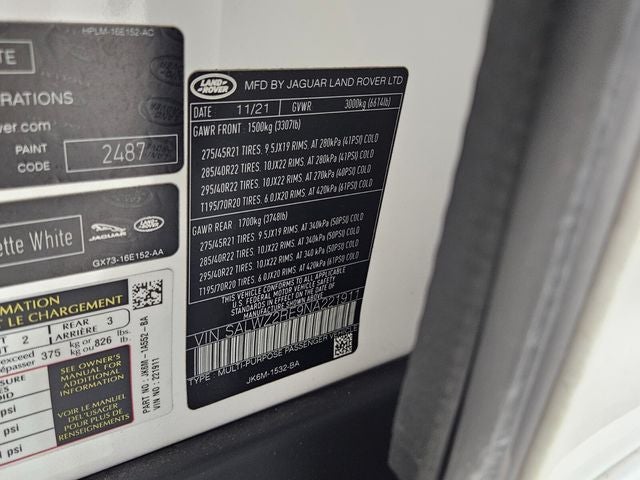 2022 Land Rover Range Rover Sport SVR